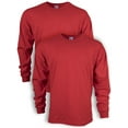 thumbnail image 1 of Gildan Mens Ultra Cotton Long Sleeve T-Shirt

, 2XL, Red (Pack of 2) 2 Red, 1 of 1