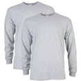 thumbnail image 1 of Gildan Mens Ultra Cotton Long Sleeve T-Shirt

, 3XL, Ash (Pack of 2) 2 Ash, 1 of 1