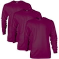 thumbnail image 1 of Gildan Mens Ultra Cotton Long Sleeve T-Shirt

, 3XL, Maroon (Pack of 3) 3 Maroon, 1 of 1