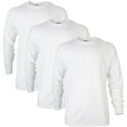 thumbnail image 1 of Gildan Mens Ultra Cotton Long Sleeve T-Shirt

, 4XL, White (Pack of 3) 3 White, 1 of 1