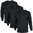 thumbnail image 1 of Gildan Mens Ultra Cotton Long Sleeve T-Shirt

, L, Black (Pack of 3) 3 Black, 1 of 1