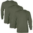 thumbnail image 1 of Gildan Mens Ultra Cotton Long Sleeve T-Shirt

, L, Military Green (Pack of 3) 3 Military Green, 1 of 1