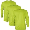 thumbnail image 1 of Gildan Mens Ultra Cotton Long Sleeve T-Shirt

, XL, Safety Green (Pack of 3) 3 Safety Green, 1 of 1