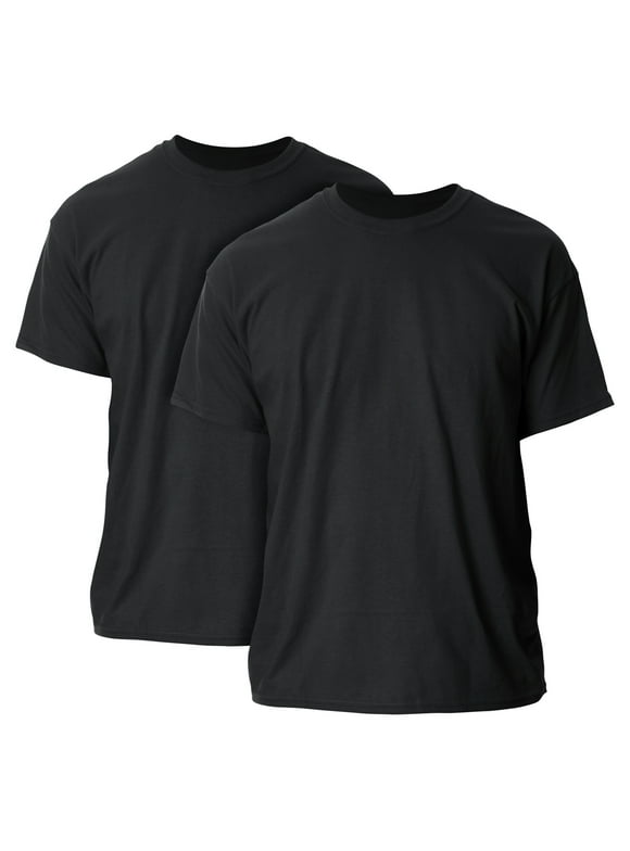 Mens Ultra Cotton Short Sleeve T-Shirt, 2-Pack, up to size 5XL