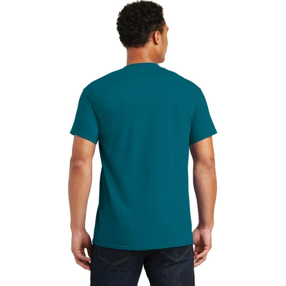 Gildan Mens Ultra Cotton T-Shirt, 2XL, Galapagos Blue (Pack of 2) 2 Galapagos Blue