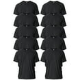 thumbnail image 1 of Gildan Mens Ultra Cotton T-Shirt, L, Black (Pack of 10) 10 Black, 1 of 4