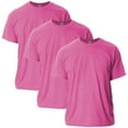 thumbnail image 1 of Gildan Mens Ultra Cotton T-Shirt, L, Heliconia (Pack of 3) 3 Heliconia, 1 of 1