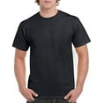 thumbnail image 1 of Gildan Mens Ultra Cotton T-Shirt, M, Black (Pack of 2) 2 Black, 1 of 1
