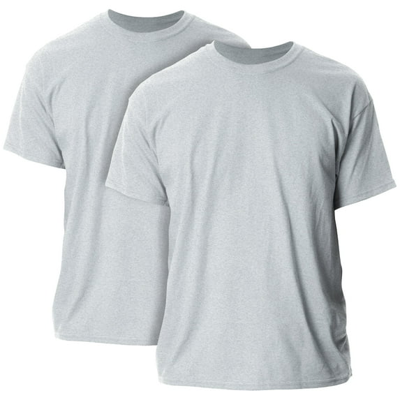 Gildan Mens Ultra Cotton T-Shirt, S, Sport Grey (Pack of 2) 2 Sport Grey