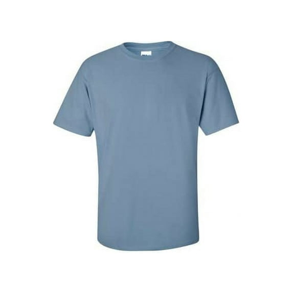 Gildan Mens Ultra Cotton T-Shirt, XL, Stone Blue (Pack of 2) 2 Stone Blue
