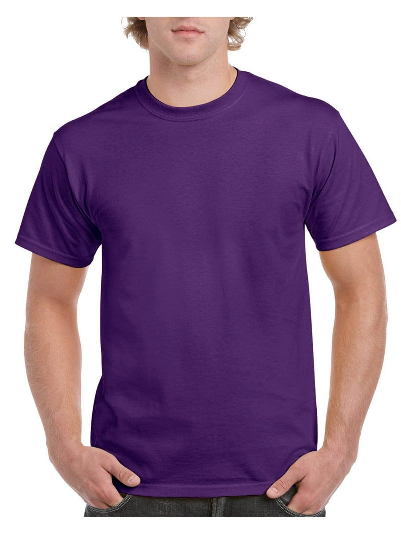 Gildan Mens Ultra Cotton T-Shirt, 5XL, Purple - Walmart.com