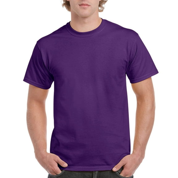 Gildan Mens Ultra Cotton T-Shirt, 5XL, Purple