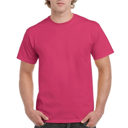 Gildan Mens Ultra Cotton&nbsp;T-Shirt, L, Heliconia