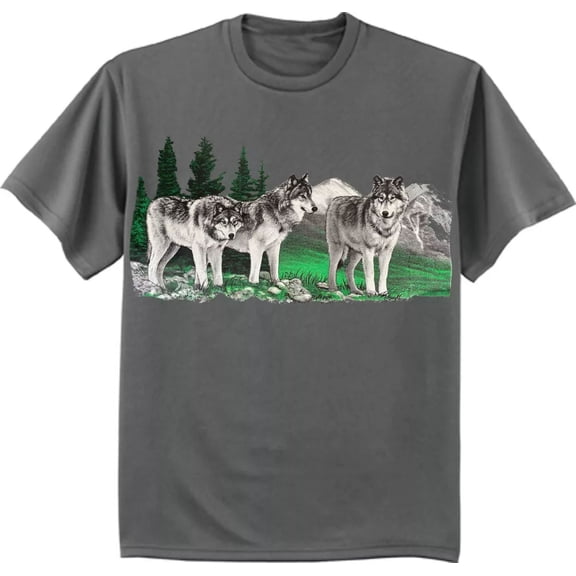 Gildan Mens Wolves Wolf T-Shirt Mens Graphic Tee Gift For Men Women Unisex Tee