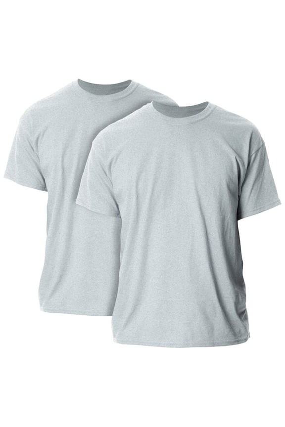 Mens and Big Mens Ultra Cotton T-Shirt, 2-Pack, up to size 5XL