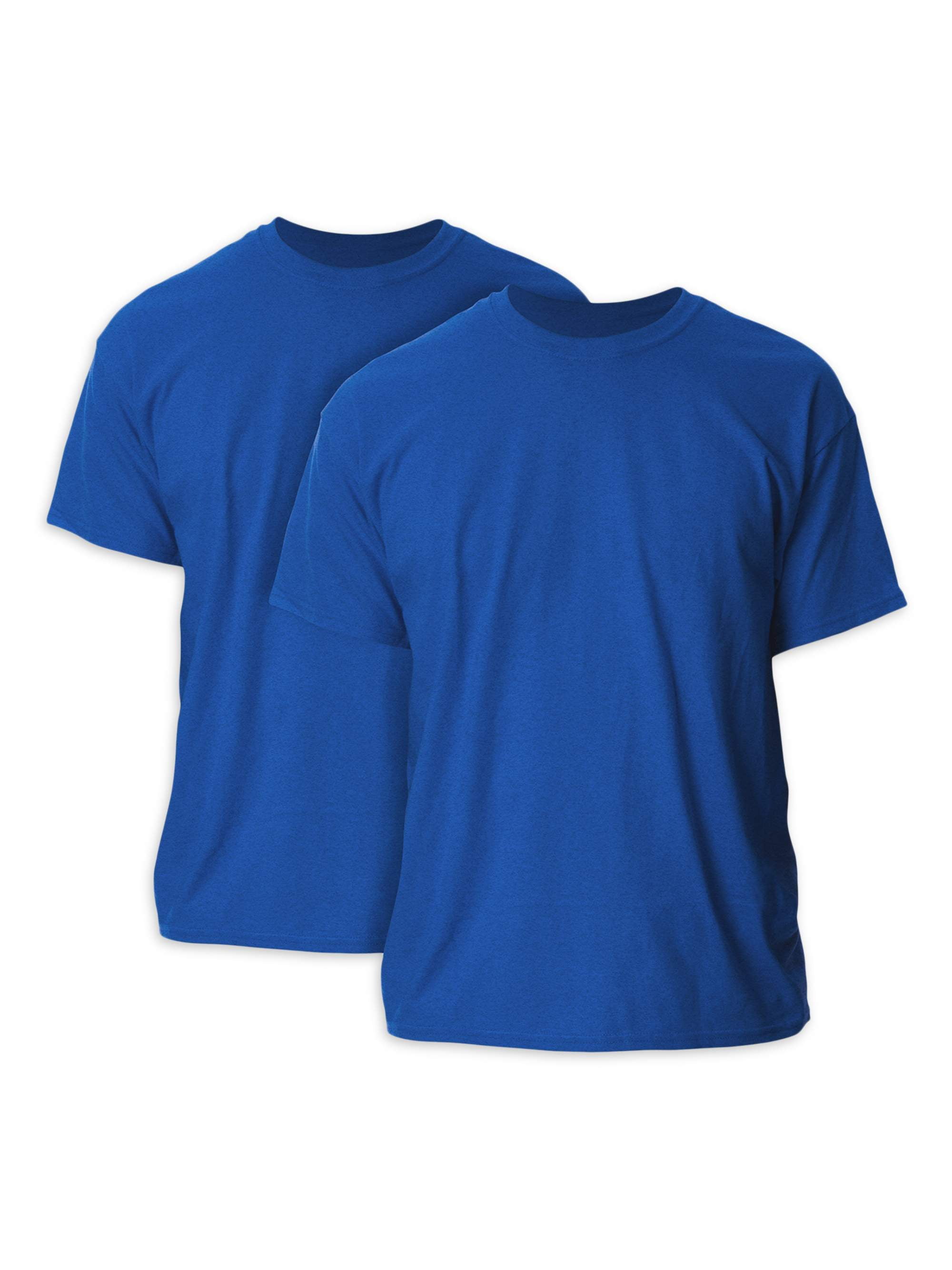 Gildan Mens and Big Mens Ultra Cotton T-Shirt, 2-Pack, up to size 5XL ...