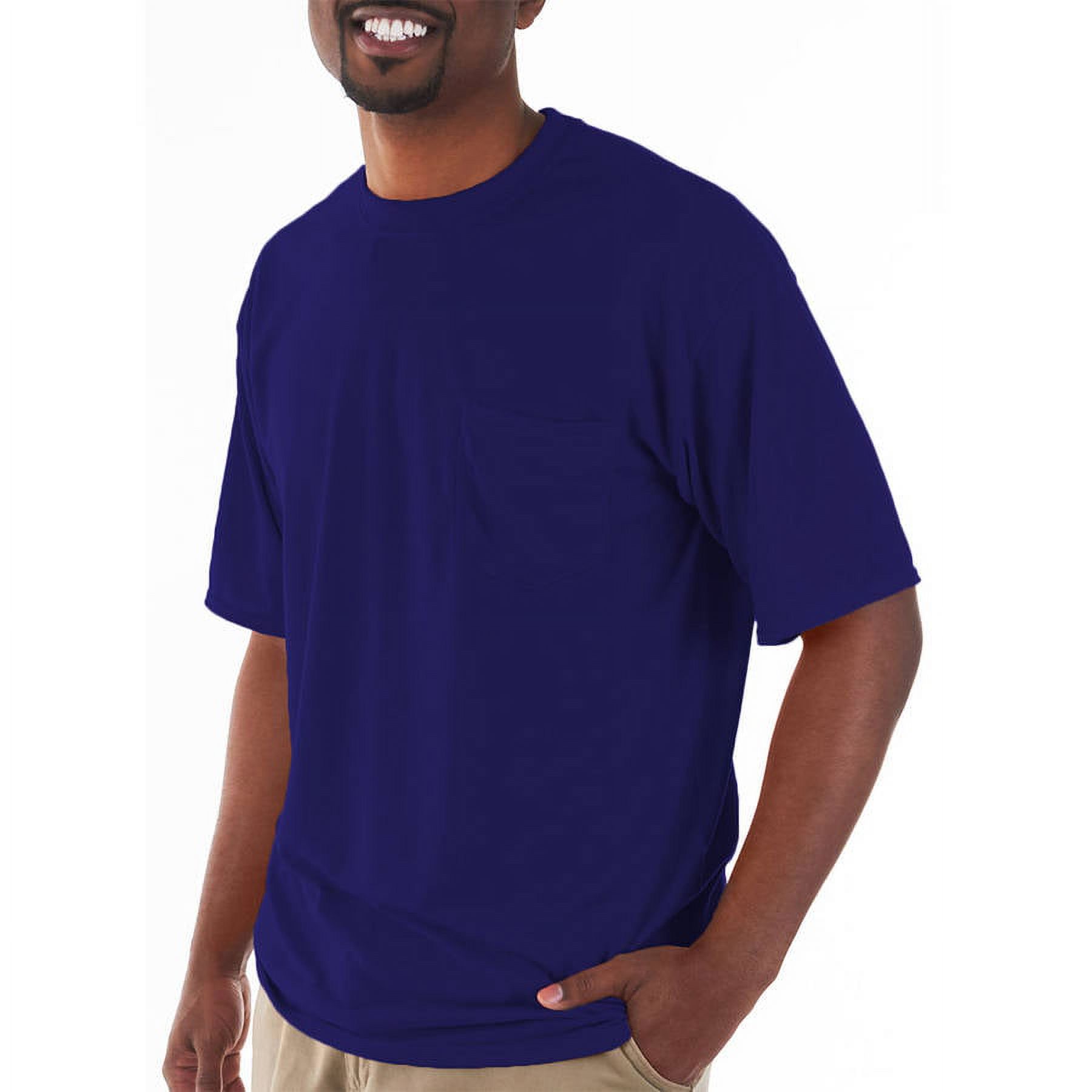 Gildan Mens classic short sleeve t-shirt with pocket - image 1 of 2