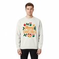 thumbnail image 1 of Gildan Merry Christmas Design Sweatshirt for Men, White Crewneck Christmas Sweater, S, 1 of 5