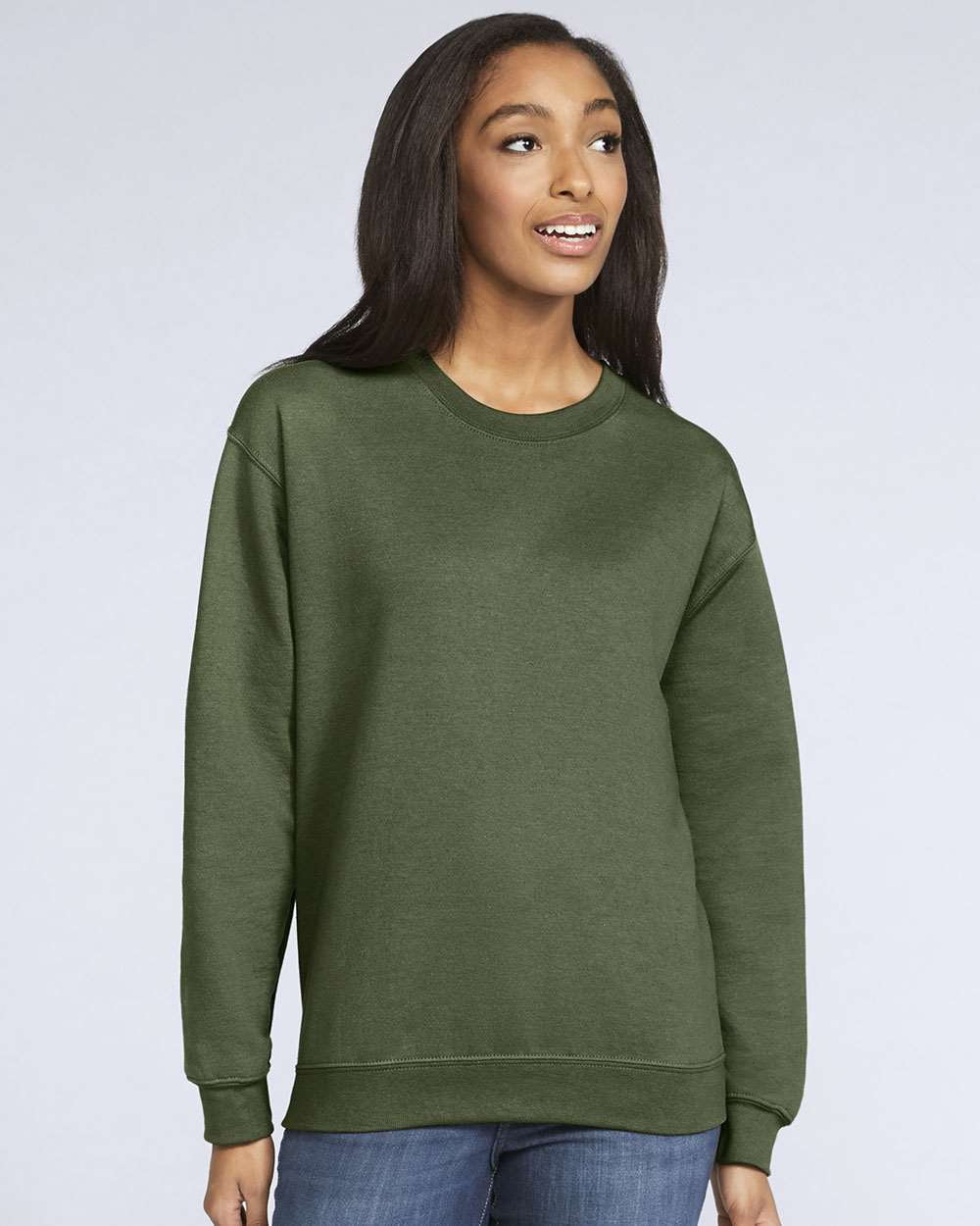 Gildan Softstyle Crewneck Sweatshirt Sweater, Sand, Size: S Gildan Softstyle Crewneck Sweatshirt Sweater, Sand, Size: S