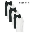 thumbnail image 1 of CROWN CRAZE - Mix Color Tank Top for Men | 6 Oz 100% Cotton Comfortable Sleeveless Tank | 6 Pack 2XL - Size, 1 of 5