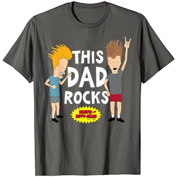 Gildan Mtv - Beavis And Butthead This Dad Rocks Hot Trending T-Shirt Unisex S To 5Xl
