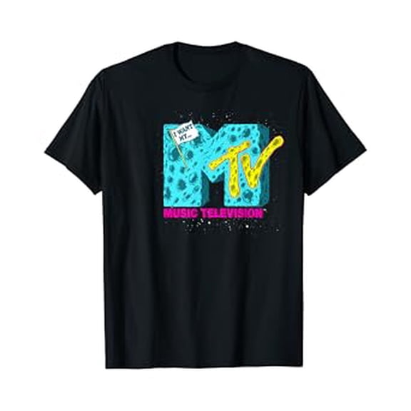 Gildan Mtv Logo Galaxy Moon Graphic Hot Trending T-Shirt Unisex S To 5Xl