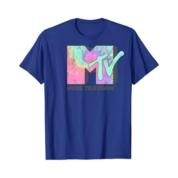 Gildan Mtv Logo Neon Tie Dye Classic Graphic Hot Trending T-Shirt Unisex S To 5Xl