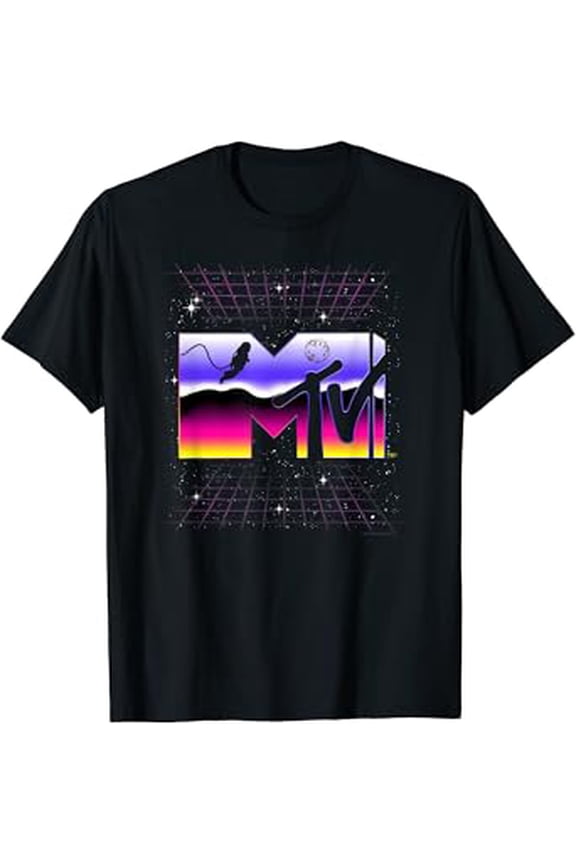 Mtv Moon Person Chrome Logo Hot Trending T-Shirt Unisex S To 5Xl
