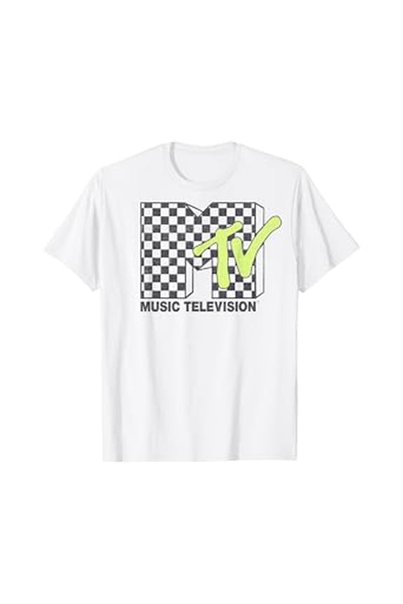 Mtv Music Television Checkerboard Logo Fill Hot Trending T-Shirt Unisex S To 5Xl