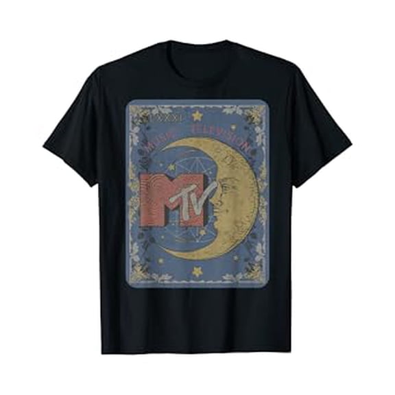 Gildan Mtv Music Television Crescent Moon Tarot Card Hot Trending T-Shirt Unisex S To 5Xl