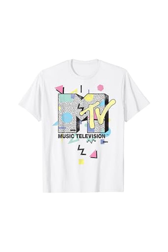 Mtv Retro Shape Design Logo Graphic Hot Trending T-Shirt Unisex S To 5Xl