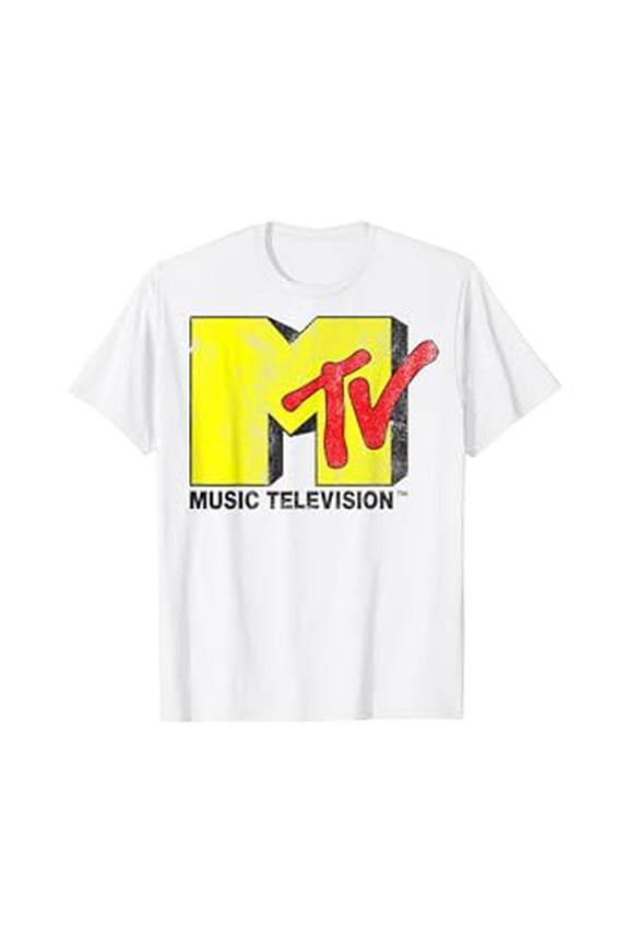 Mtv Yellow M Red Tv Logo Music Television Graphic Hot Trending T-Shirt Unisex S To 5Xl