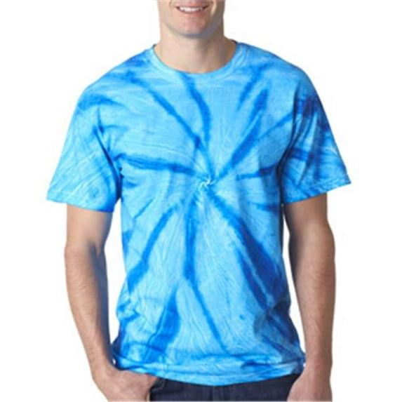 Gildan Neon 1-Color Pinwheel Tee (68) Neon Blue, 2XL