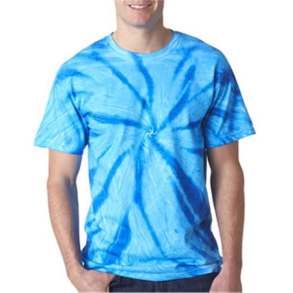 Gildan Neon 1-Color Pinwheel Tee (68) Neon Blue, L