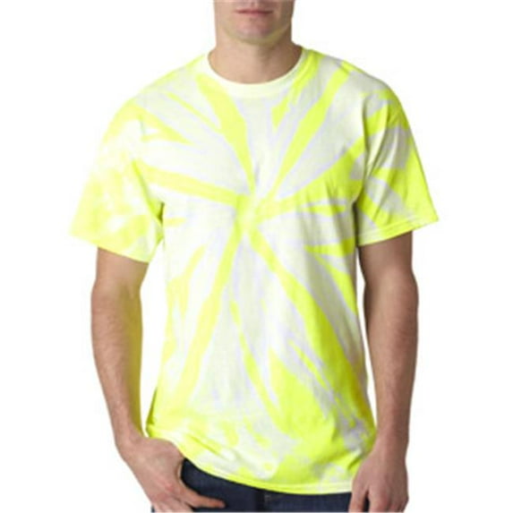 Gildan Neon 1-Color Pinwheel Tee (68) Neon Yellow, S
