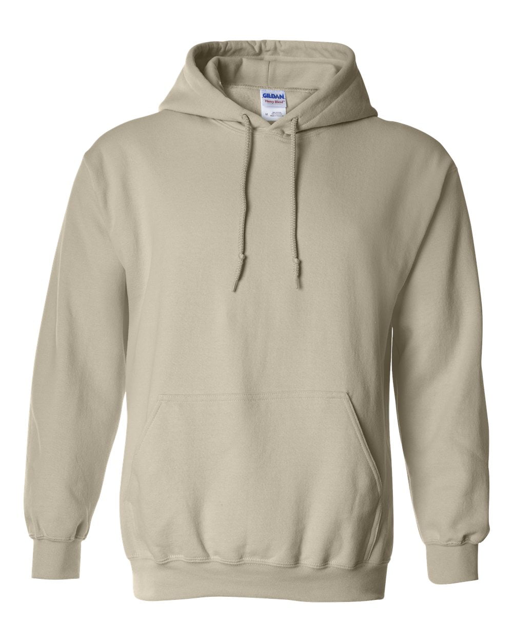 Gildan Men's Heavy Blend Hooded Sweatshirt - Ash Grey Pullover Hoodie, Size Large