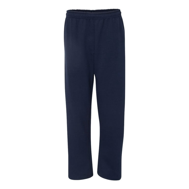 Gildan New MmF Men Heavy Blend Open Bottom Sweatpants with Pockets
