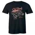 thumbnail image 1 of Gildan Old Skool Gear Head Live To Ride Hotrod Clic Car Speed Juniors Men Tshirt, 1 of 2