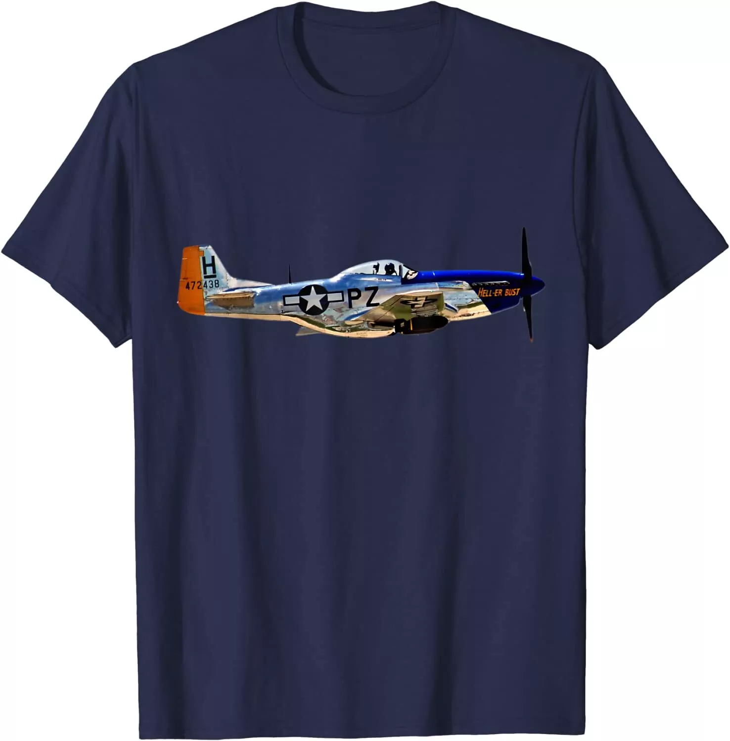 Sweat à Capuche P51 Mustang Pinup WWII Pour Homme - Avion Légendaire Seconde Guerre Mondiale