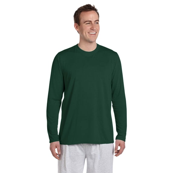 Gildan Performance 4.5 oz. Long-Sleeve T-Shirt (G424) Forest Green, 2XL