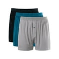 thumbnail image 1 of Gildan Performance Men's BareSoft Boxer Brief Underpants, 3-Pack, Sizes S-2XL, 6" Inseam, 1 of 7