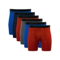 thumbnail image 1 of Gildan Performance Men's EZ Breeze Boxer Brief Underpants, 6-Pack, Sizes S-2XL, 6" Inseam, 1 of 1