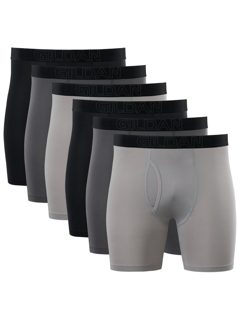 Gildan Performance Adult Men's EZ Breeze Boxer Briefs, 6-Pack