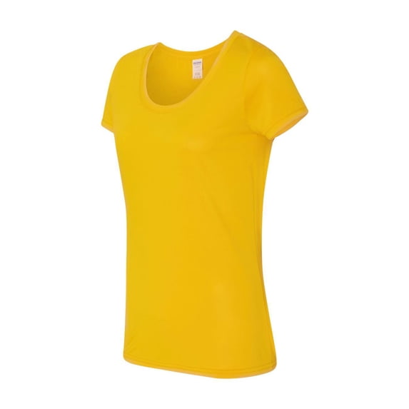 Gildan - Performance Core Women's T-Shirt - 46000L - Sport Athletic Gold - Size: XS