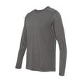thumbnail image 1 of Gildan - Performance Tech Long Sleeve T-Shirt - 47400 - Marbled Charcoal - Size: XS, 1 of 3