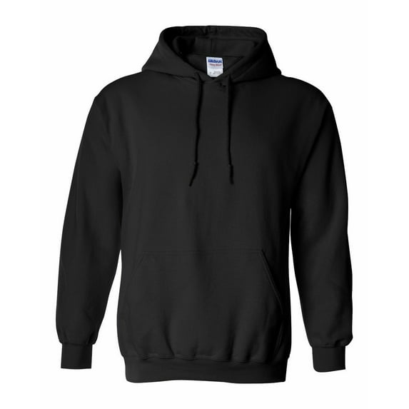 Gildan Plain Hoodie Heavy Blend Blank Sweatshirt Color Black Small