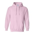 thumbnail image 1 of Gildan Plain Hoodie Heavy Blend Blank Sweatshirt Color Pink Medium, 1 of 2