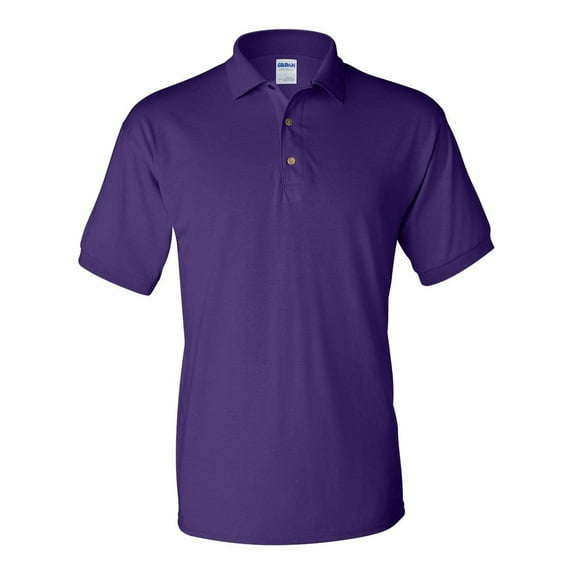 Gildan Polo Sport Men's T-Shirt Jersey Unisex Tee Color Purple Small