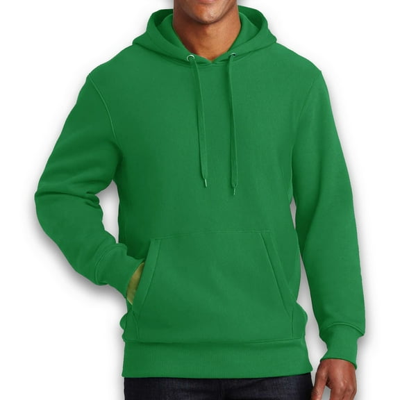 Gildan Pullover Hoodie for Men | 50-Cotton / 50-Polyester | Warm and Durable Heavy Blend Hooded Sweatshirt in Irish Green- Size M