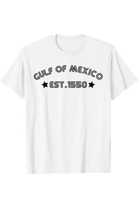 Retro Gulf Of Mexico Est 1550 Mexican Flag For Men Women Hot Trending T-Shirt Unisex S To 5Xl